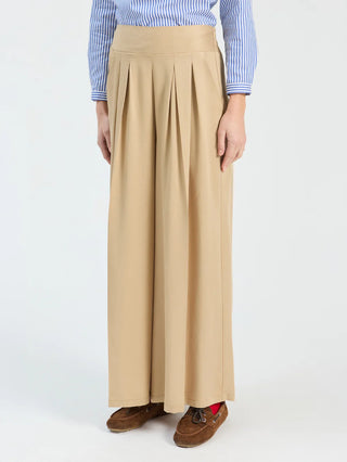 CAMEL PALAZZO PANTS
