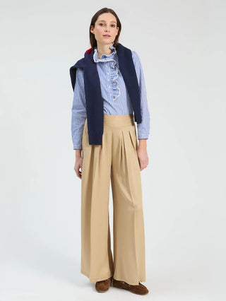 CAMEL PALAZZO PANTS