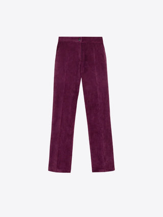 MAROON CORDUROY TROUSERS