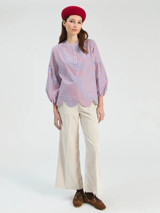 Bicolor Stripe Shirt