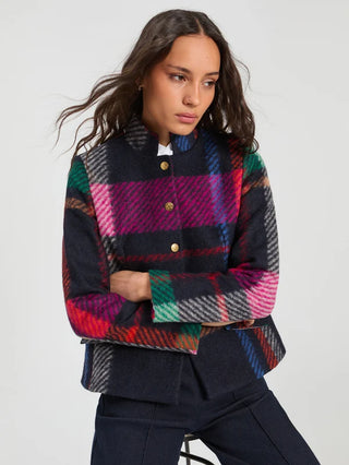PLAID XL MULTICOLOR WOOL JACKET