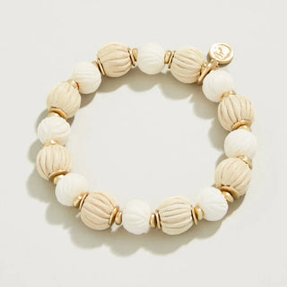 Summer House Stretch Bracelet 12mm (Natural)