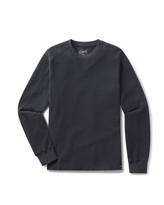 Clint Waffle Cotton Crew Neck