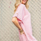 Pink Button Down Romper