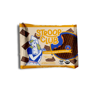 Chocolate Caramel Organic & Plant-Based Stroopwafel 2-pack