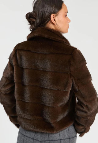 BROWN FUR JACKET