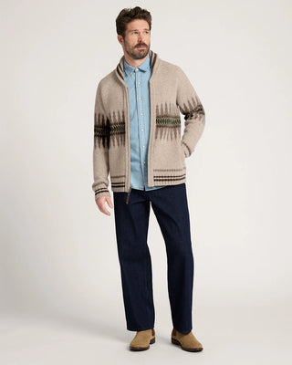 SAWTOOTH BUCK ZIP SWEATER