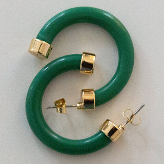 Mini Hoops - Kelly Green