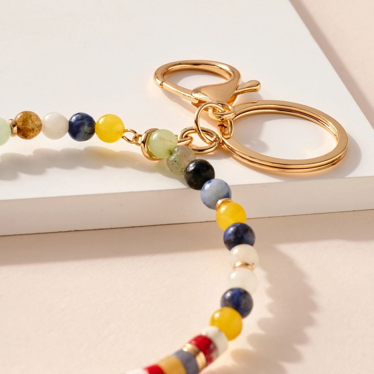 Pipestone Beads Key Chain