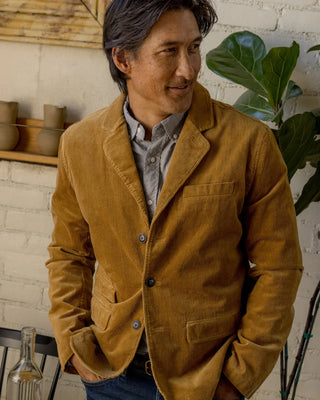 Flemings English Corduroy Blazer Saddle