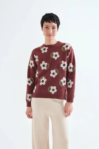 Santini Jacquard Knit Sweater