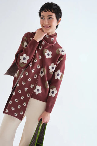 Santini Jacquard Knit Sweater