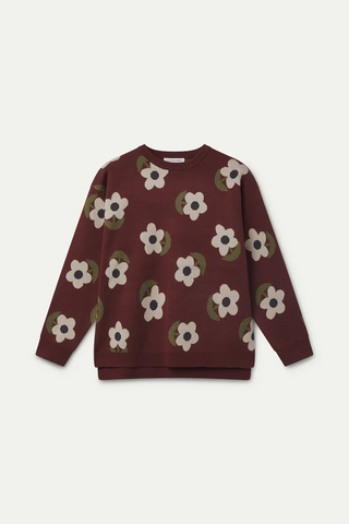 Santini Jacquard Knit Sweater