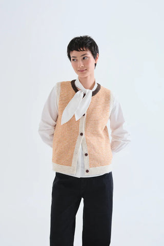 Stripe Knitted Vest