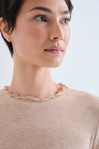 Beige Basic T-Shirt