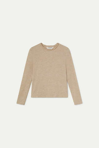Beige Basic T-Shirt