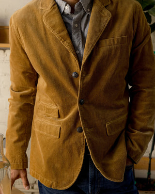 Flemings English Corduroy Blazer Saddle