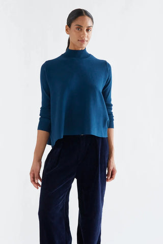 Basic ribbed turtleneck sweater