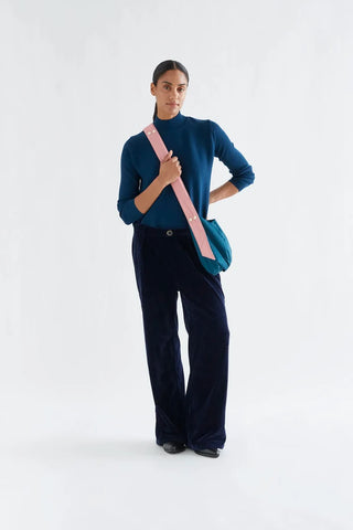 Basic ribbed turtleneck sweater