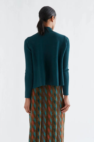 Basic ribbed turtleneck sweater