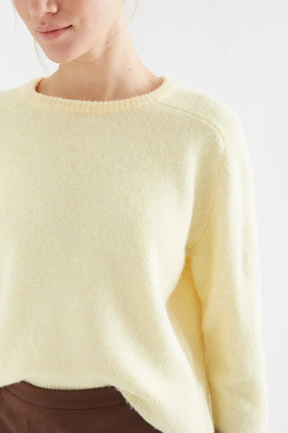 Light Yellow Wool Blend Sweater
