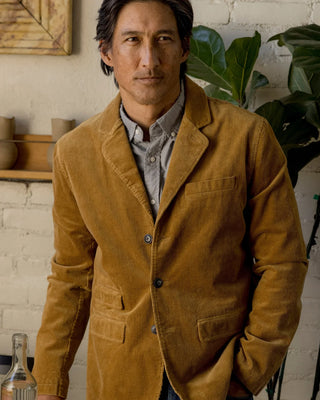 Flemings English Corduroy Blazer Saddle