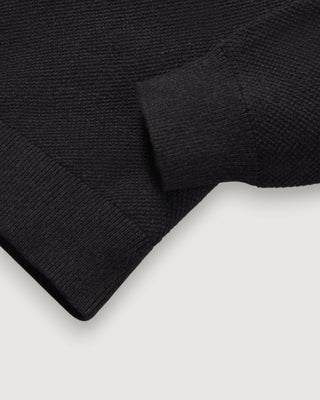 Ernest Cotton Cashmere Crew Charcoal