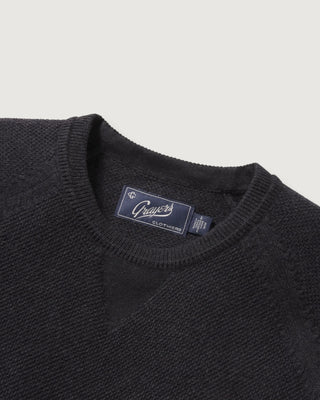 Ernest Cotton Cashmere Crew Charcoal