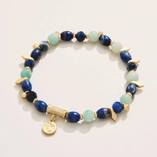 Stretch Bracelet 6mm (Tropical Blue)