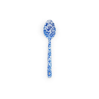 Splatter Large Slotted Spoon - Blue