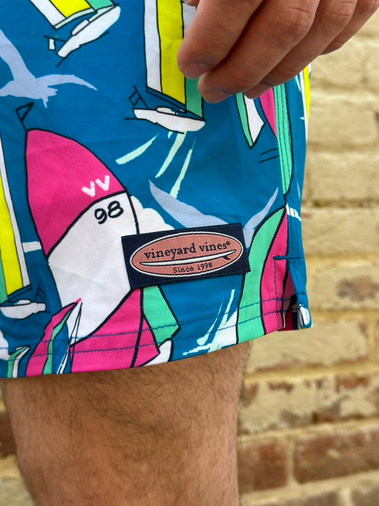 Swimwear printed chappy