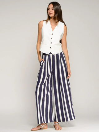 Raya Striped Wide Leg Trouser