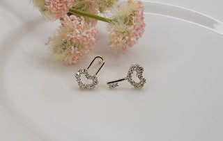 Lock and Key Earrings