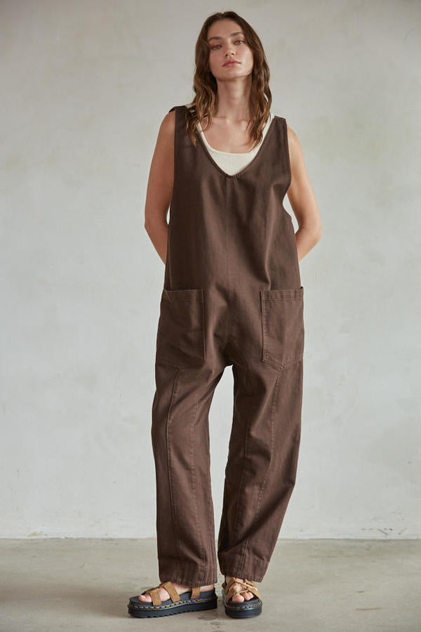 Brown Overalls