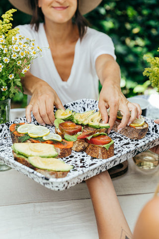 Splatter Large Rectangle/ Jelly Roll Tray