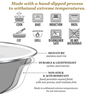 Solid Serving bowl white