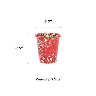 Splatter 10oz Short Tumbler - Blue