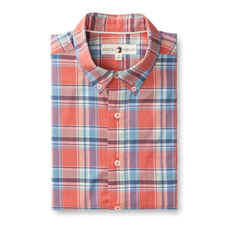 Duck Head Cotton Twill Sport Shirt (Boone Plaid)