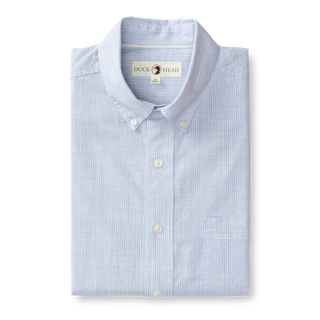Duck Head Striped Button Down (Light Blue)