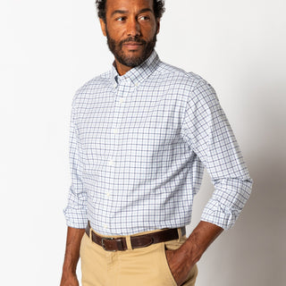Kline Plaid Cotton Oxford Sport Shirt