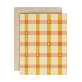 Birthday Golden Check