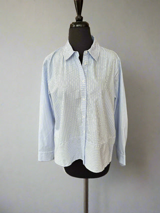 Blue Striped Button Down