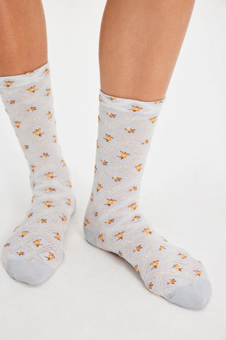 Floral Jacquard Trouser Sock