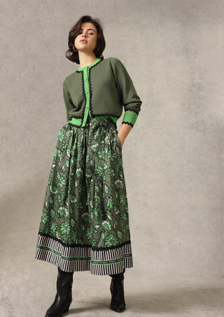 Maya Skirt - Wild Green