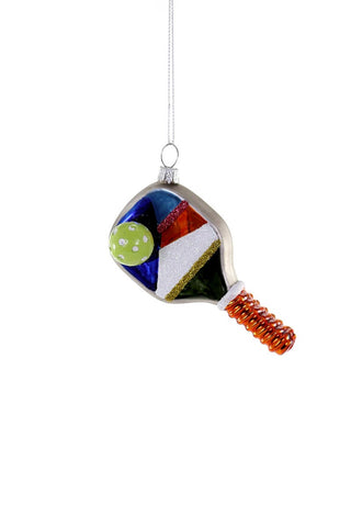 Blue Pickle Ball Ornament