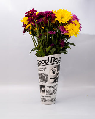 Newspaper Vase