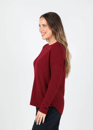 Long Sleeve Waffle Knit