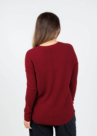 Long Sleeve Waffle Knit