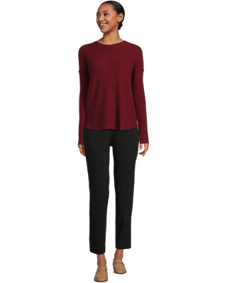 Long Sleeve Waffle Knit