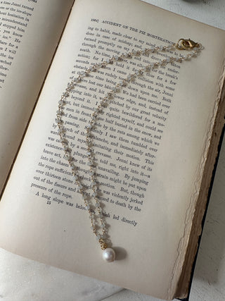 Grace Necklace w/ Pearl Drop